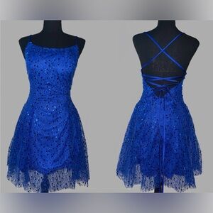 Lucy In the Sky | Size: 8 | Blue Sequin | New